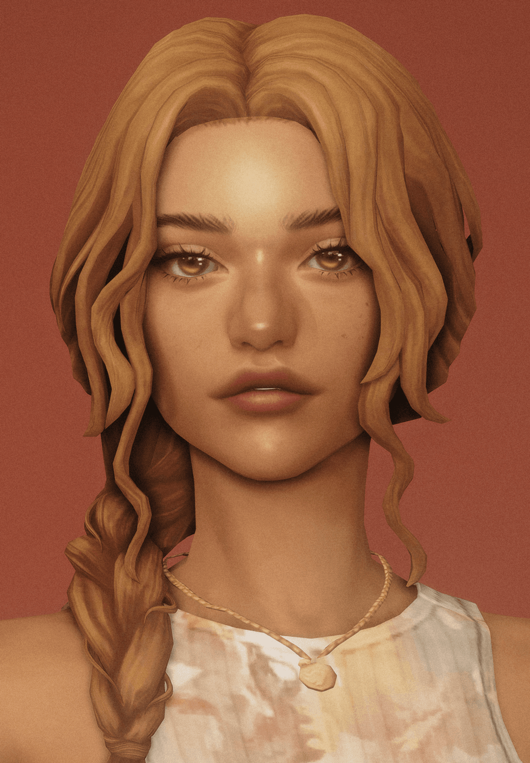 Скриншот мода Прическа Katniss Braid